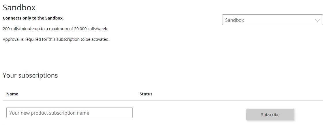 Subscribe to a Product